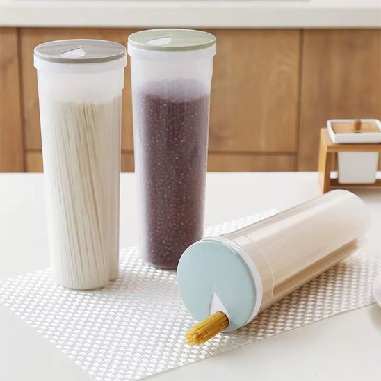Boite alimentaire idéal pour le stockage vertical de pâtes longues