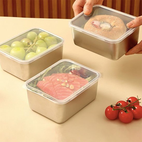 Boite alimentaire préserve la fraîcheur et évite les fuites de liquide