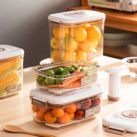 Boite de conservation alimentaire empilable 