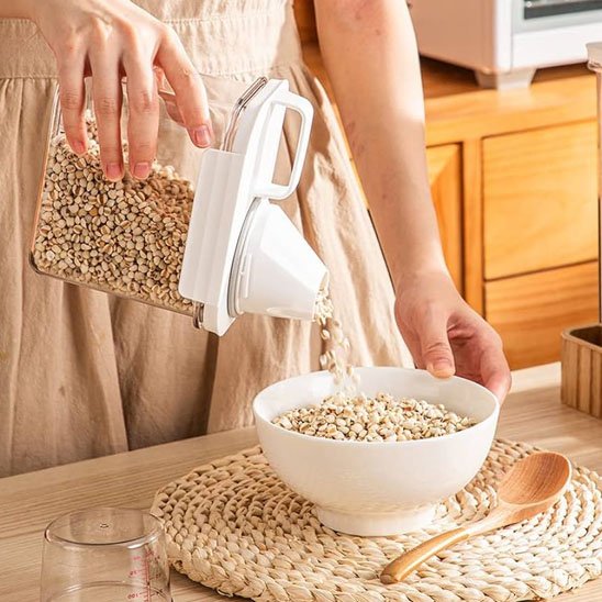 Boite hermétique alimentaire sans gachis au transfert de contenant