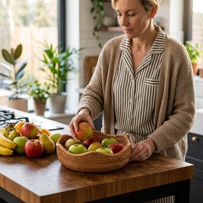 Corbeille a fruit rangement conçu pour le comptoir 