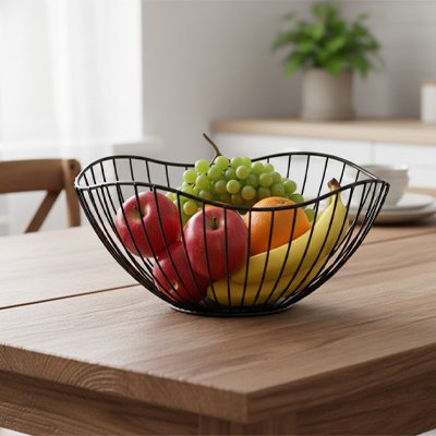 Corbeille à fruits belle décoration avec ses fruits frais