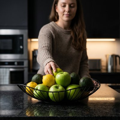 Corbeille à fruits décoreravecvos fruis frais
