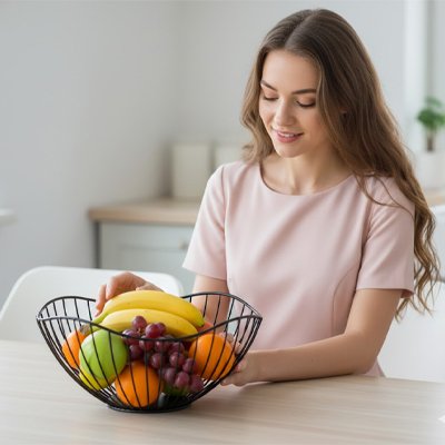 Corbeille à fruits toujours beau avec son design