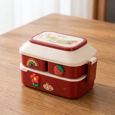 Lunch box enfant belle forme et plein de petits dessins 