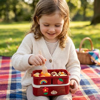 Lunch box enfant tout le repas bien séparé