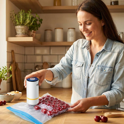 machine sous vide mini la demme scelle des fruits