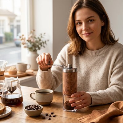 Moulin a cafe​ couleur naturel 