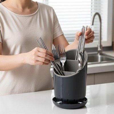 Porte couvert​ idéal pour vos baguette et ustensiles