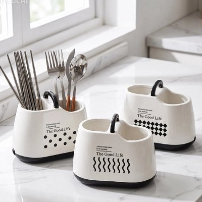 Pot ustensiles Cuisine 3 modèle d'imprimés 