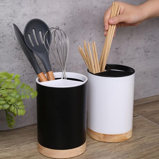 Pot ustensiles cuisine  Esthétique minimaliste