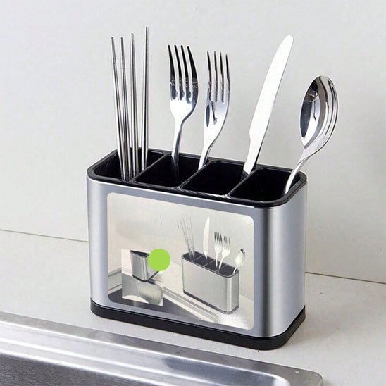 Pot ustensiles cuisine  Pieds en caoutchouc