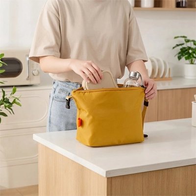 Sac isotherme preparation repas sac jaune